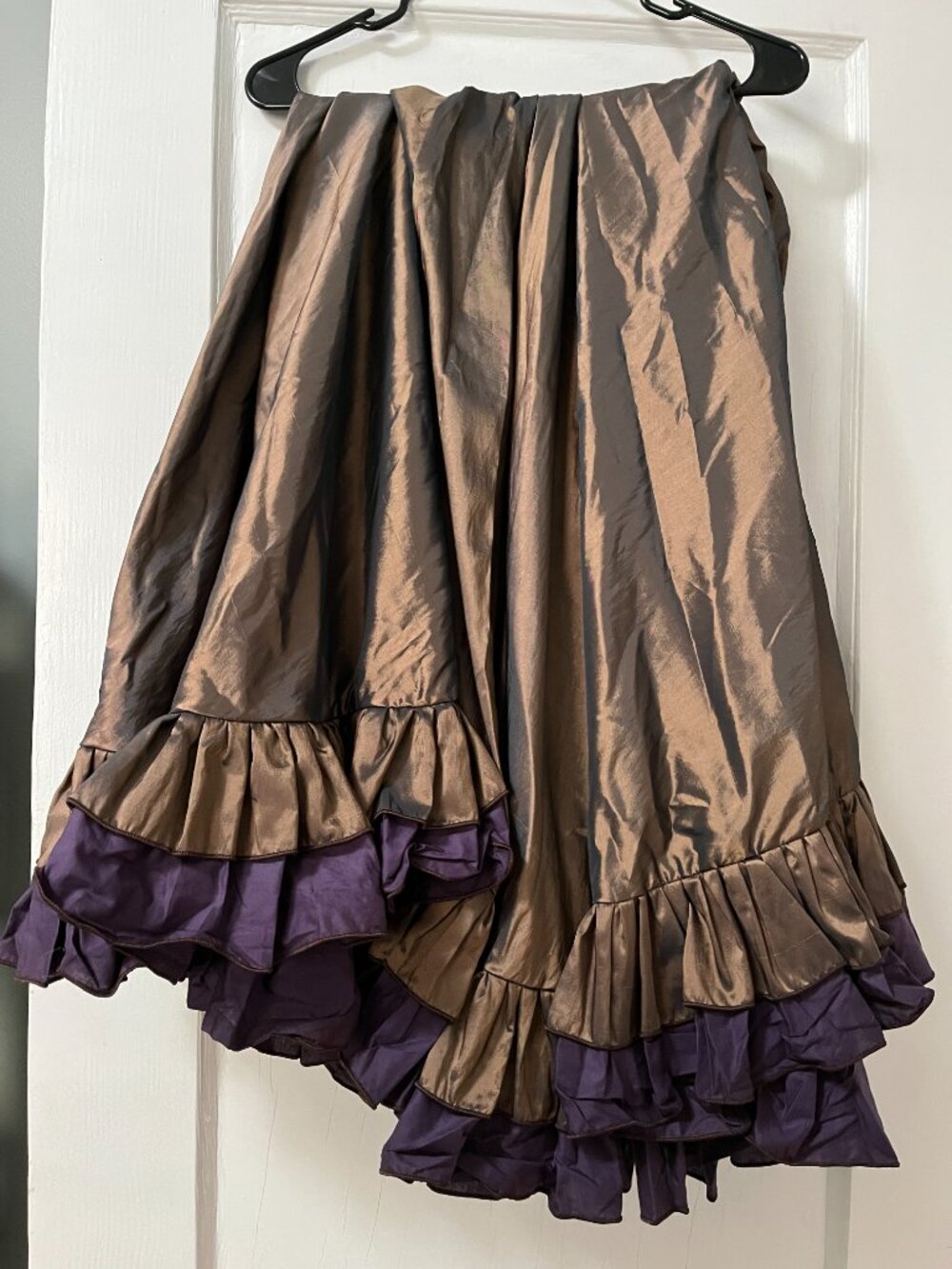 Moresca Gitana Skirt Bronze/Purple Renaissance Garb - Picture 3 of 3